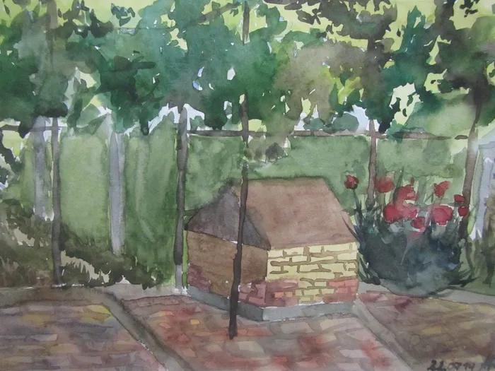 Колодец во дворе